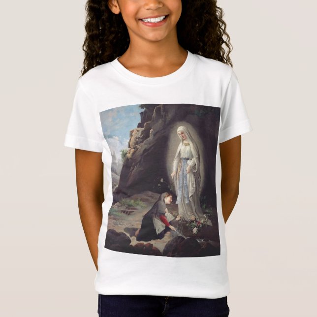 Camiseta Virgen María de Lourdes (Anverso)