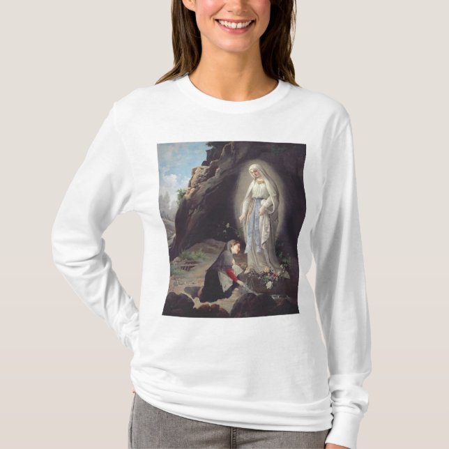 Camiseta Virgen María de Lourdes (Anverso)