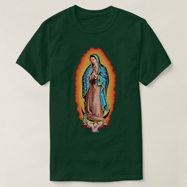 Camiseta Virgen María de Nuestra Señora de Guadalupe (Diseño del anverso)