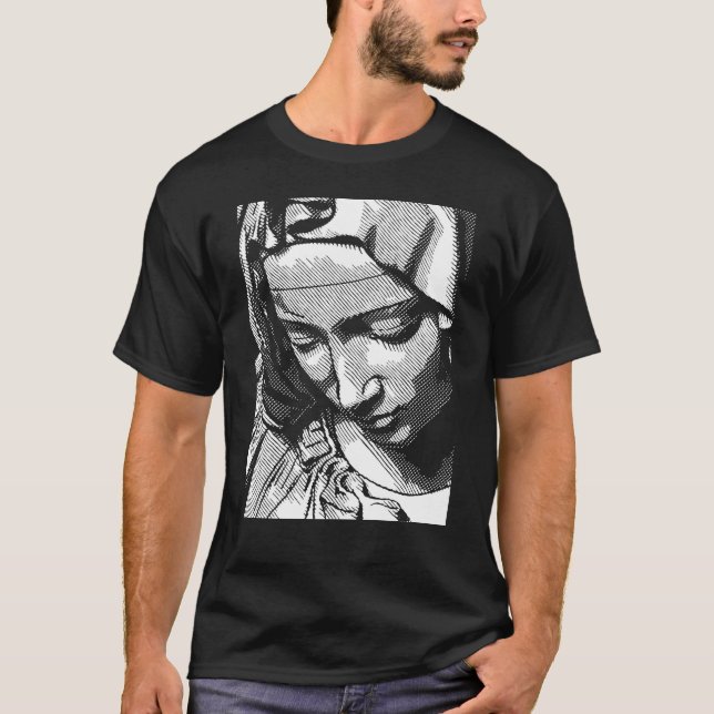 CAMISETA VIRGEN MARÍA DEL PIETA (Anverso)