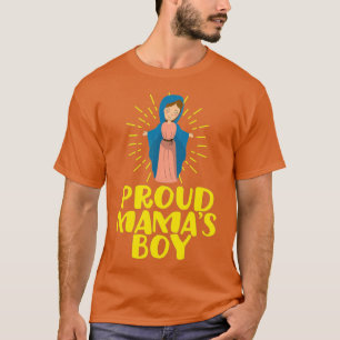 Camiseta Virgen María Feliz Día de la Madre Mamas católicas