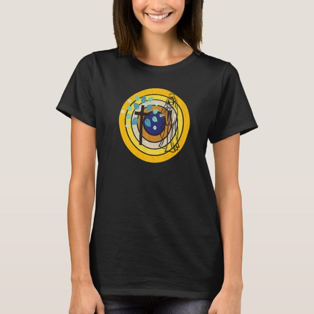 Camiseta Virgen María Santísimo Rosario Católico Devoto (Anverso)