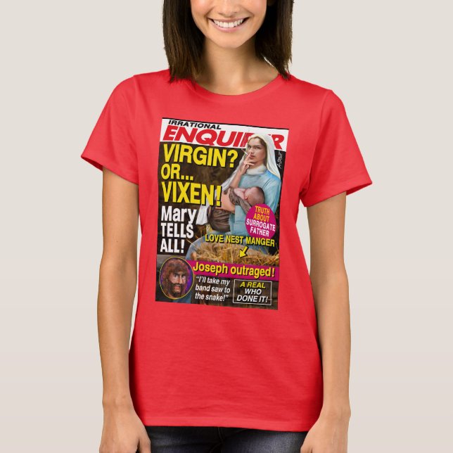 CAMISETA ¿VIRGEN O VIXEN? - (Anverso)