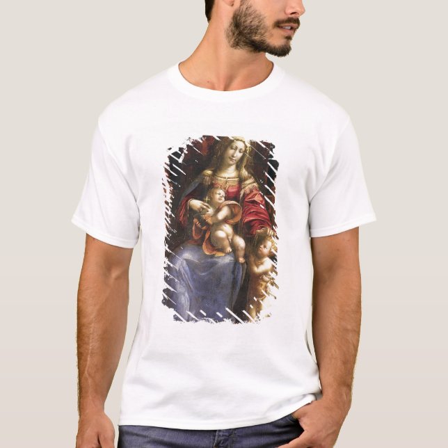 Camiseta Virgen y niño con St. John infantil (Anverso)
