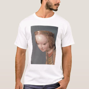 Camiseta Virgen y niño, detalle del jefe del