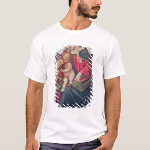 Camiseta Virgen y niño y músicos del ángel