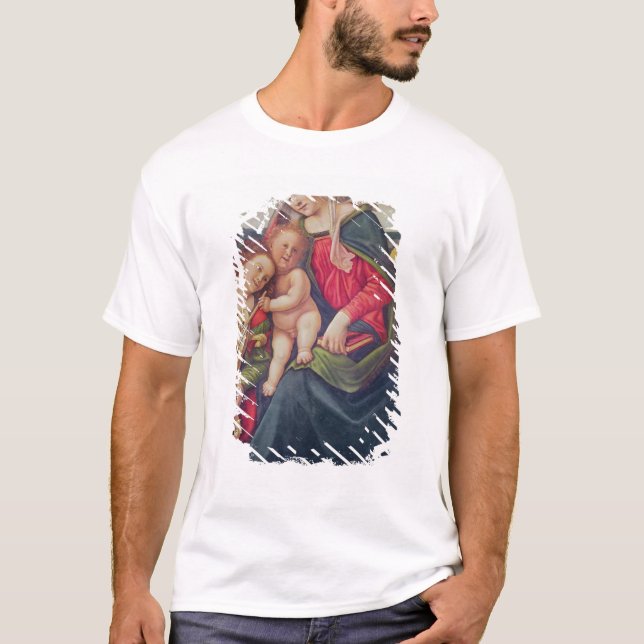 Camiseta Virgen y niño y músicos del ángel (Anverso)