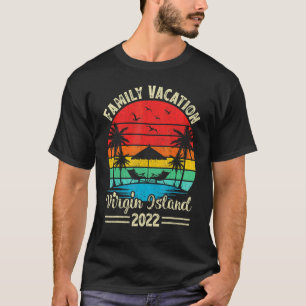 Camiseta Vírgenes Retro Estilo Vintage Vacaciones Familiare