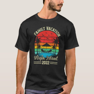 Camiseta Vírgenes Retro Estilo Vintage Vacaciones Familiare