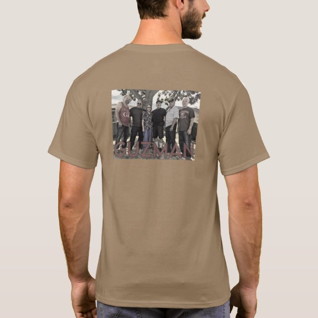 Camiseta VIRGIE y los hermanos GUZMAN (Reverso)