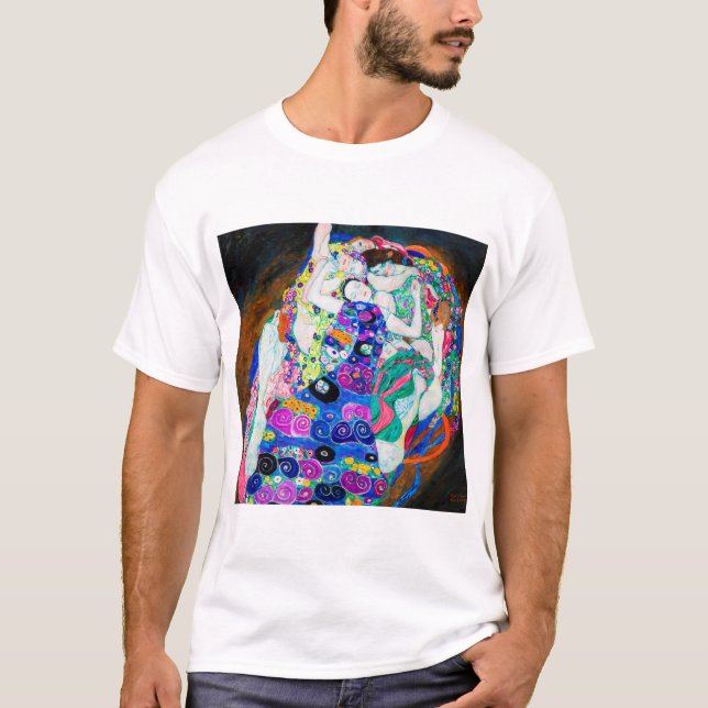 Camiseta Virgin (Chicas), Gustav Klimt (Anverso)