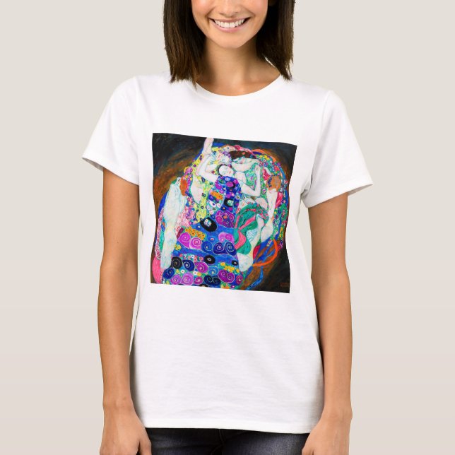Camiseta Virgin (Chicas), Gustav Klimt (Anverso)