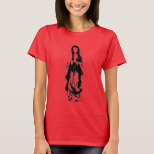Camiseta Virgin Mary Full Length burnout tee
