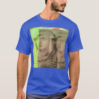 Camiseta Virgin Mary Glitch Art