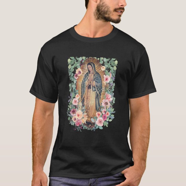 Camiseta Virgin Mary Our Lady Virgen de Guadalupe Women's (Anverso)
