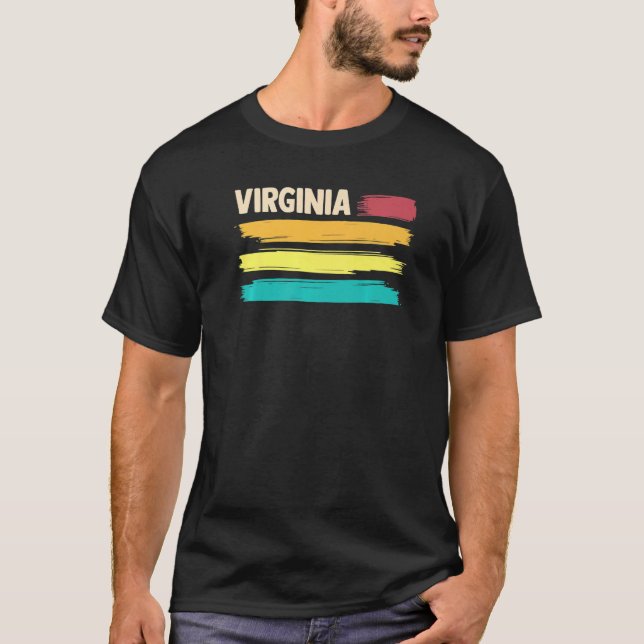 Camiseta Virginia American State Usa 4 (Anverso)