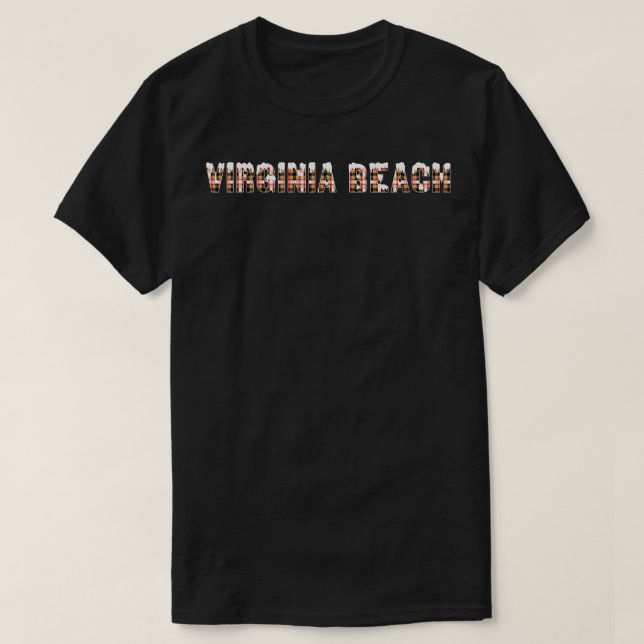Camiseta Virginia Beach Snow (Diseño del anverso)