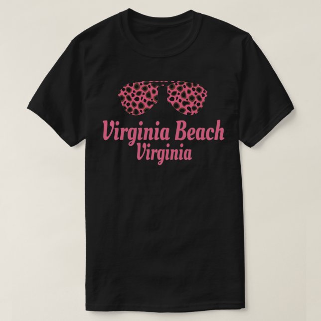 Camiseta Virginia Beach Vacation Beach Souvenir Pullover (Diseño del anverso)