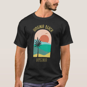 Camiseta Virginia Beach Virginia Boho Vintage Vacation Sou