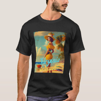 Camiseta Virginia Beach Virginia Paraíso Hermoso