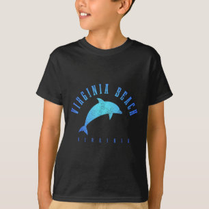 Camiseta Virginia Beach Virginia Vintage Dolphin Holiday