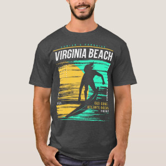 Camiseta Virginia Beach Virginia Vintage Surfing
