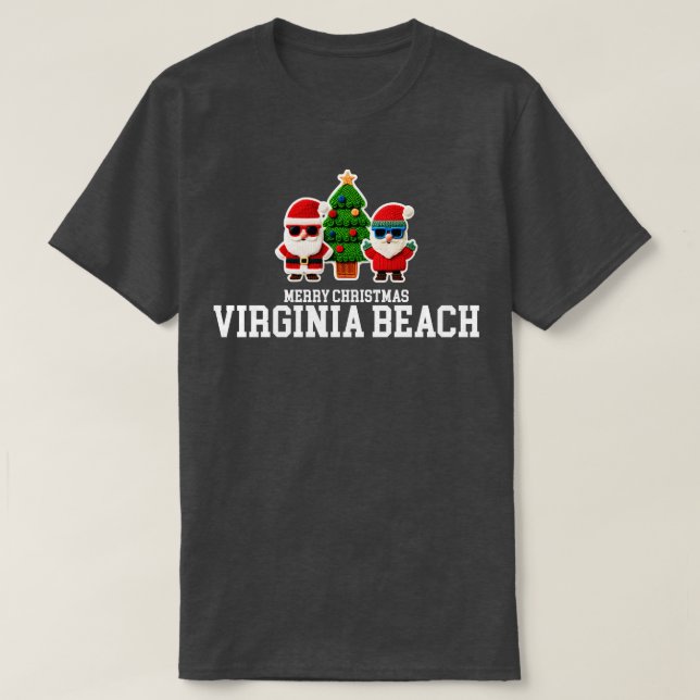 Camiseta Virginia Beach Xmas (Diseño del anverso)