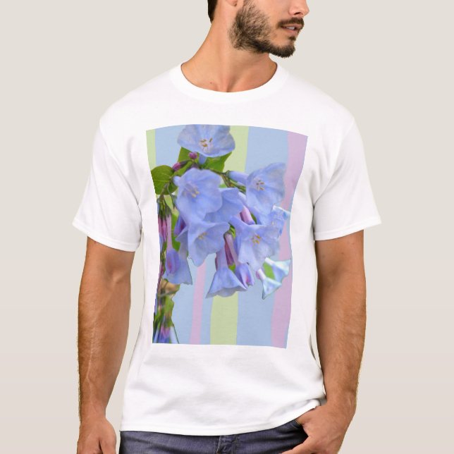 Camiseta Virginia Bluebells Wildflower T-Shirt (Anverso)
