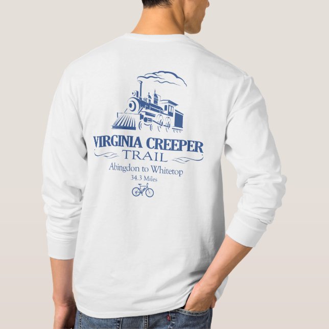 Camiseta Virginia Creeper Trail (RT) (Reverso)