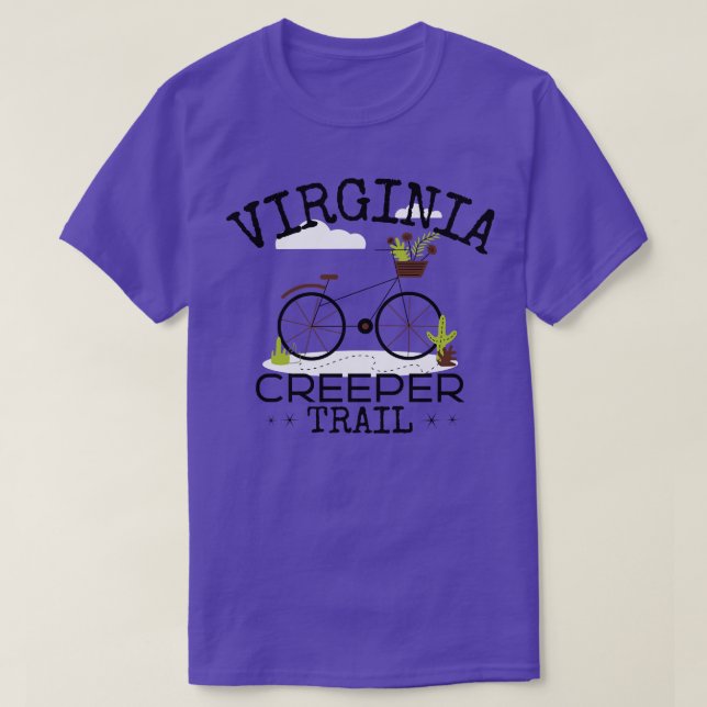Camiseta Virginia Creeper Trail TShirt 1 (Diseño del anverso)