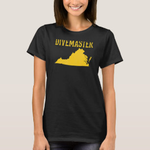 Camiseta Virginia Divemaster Scuba Instructor de Buceo Dive
