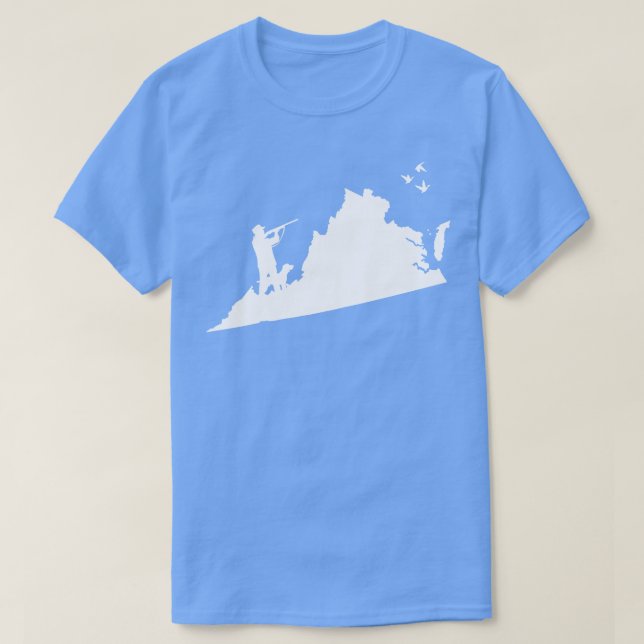Camiseta Virginia Duck Hunting (Diseño del anverso)