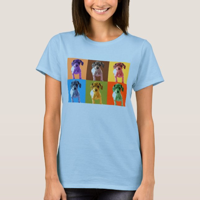 Camiseta Virginia el Daschund (Anverso)