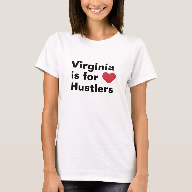 Camiseta Virginia es para Hustlers (Anverso)