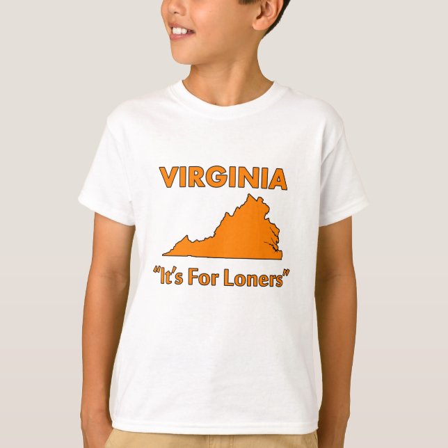 Camiseta Virginia - Es Para Solitarios (Anverso)