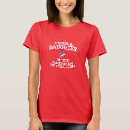 Camiseta Virginia Hija de la Revolución Americana EE. UU. 