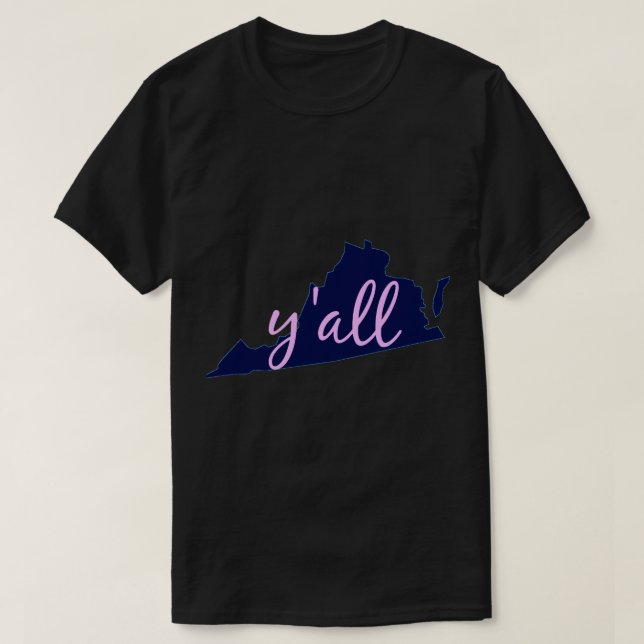 Camiseta Virginia - Hogar de Y_all (Diseño del anverso)