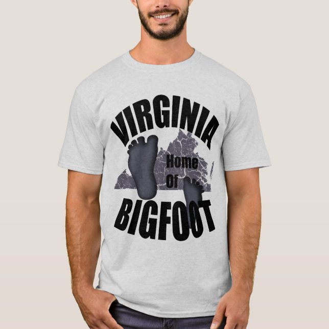 Camiseta Virginia Home of Bigfoot T-shirt (Anverso)
