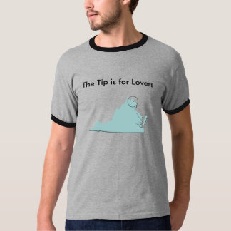 Camiseta Virginia, la extremidad está para los amantes