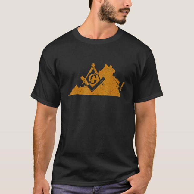 Camiseta Virginia Masons Grand Lodge Af&am Freemason Padre (Anverso)