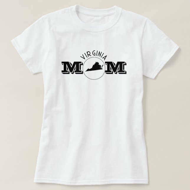 Camiseta Virginia Mom  (Diseño del anverso)