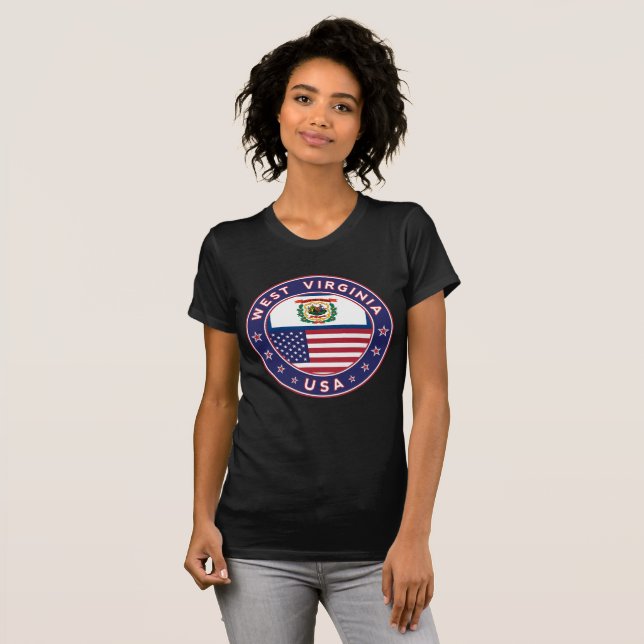 Camiseta Virginia Occidental (Anverso completo)