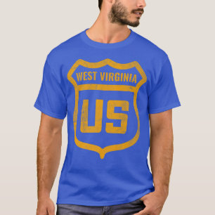 Camiseta Virginia Occidental - Carretera de los EE.UU. con 