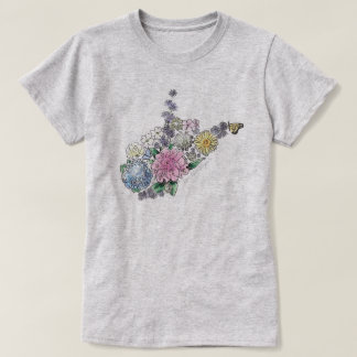 Camiseta Virginia Occidental en flor
