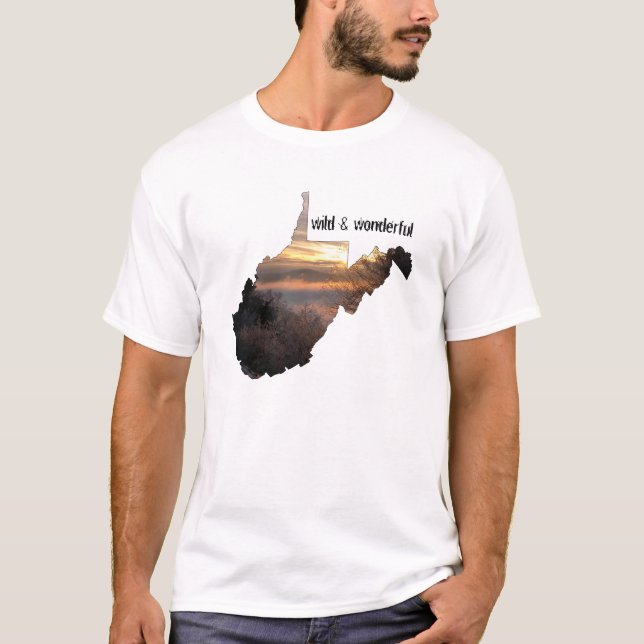 Camiseta Virginia Occidental, salvaje y maravilloso (Anverso)