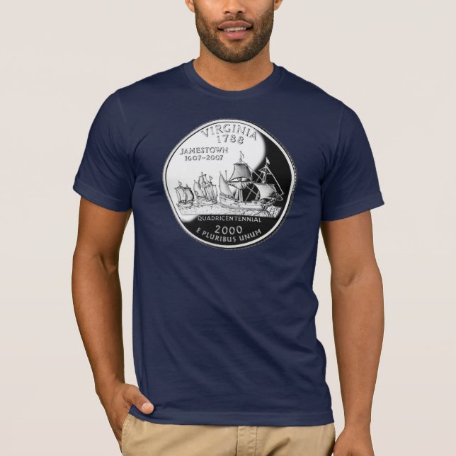 Camiseta Virginia - oscuridad (Anverso)