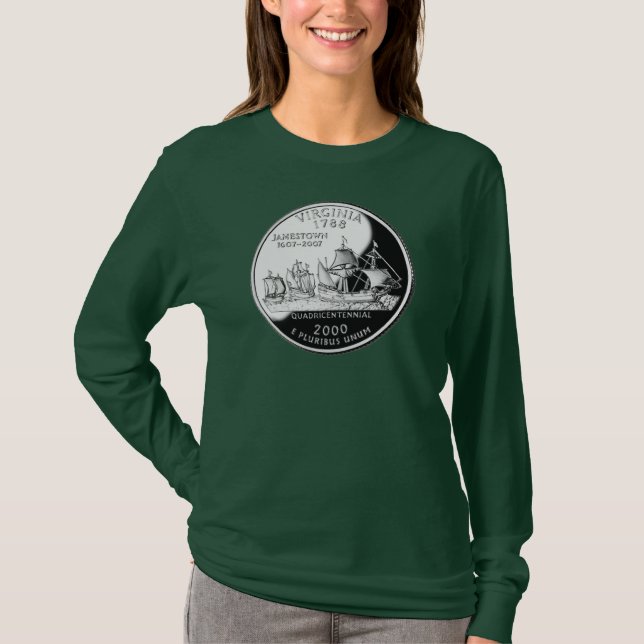 Camiseta Virginia - oscuridad (Anverso)