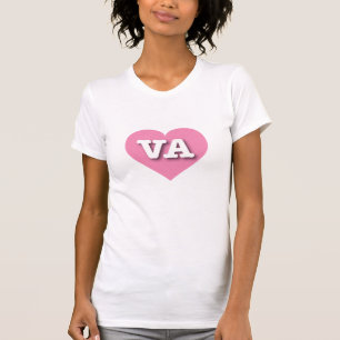 Camiseta Virginia Pink Heart - Amo a VA