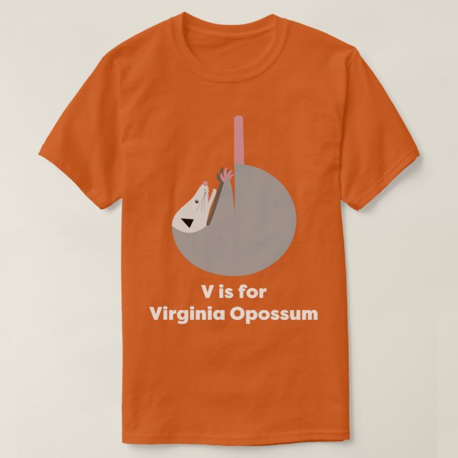 Camiseta Virginia Possum TShirt (Diseño del anverso)