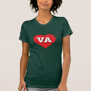 Camiseta Virginia Red Heart - Amo a VA